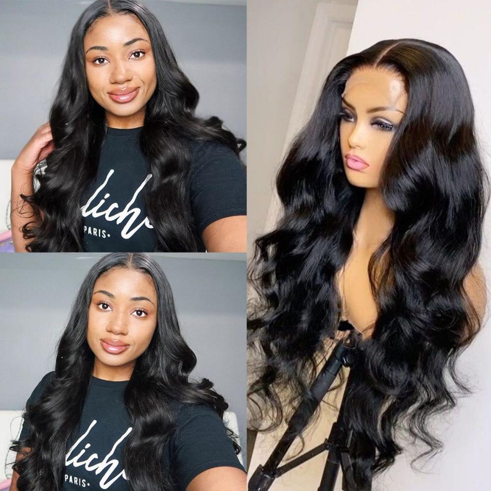 BODY WAVE LACE FRONT WIG Long Hair Wig 28 30 32 Inch Body Wave Lace Frontal Wig Brazilian Lace Front Human Hair Wigs For Black Women Lace Closure Wig