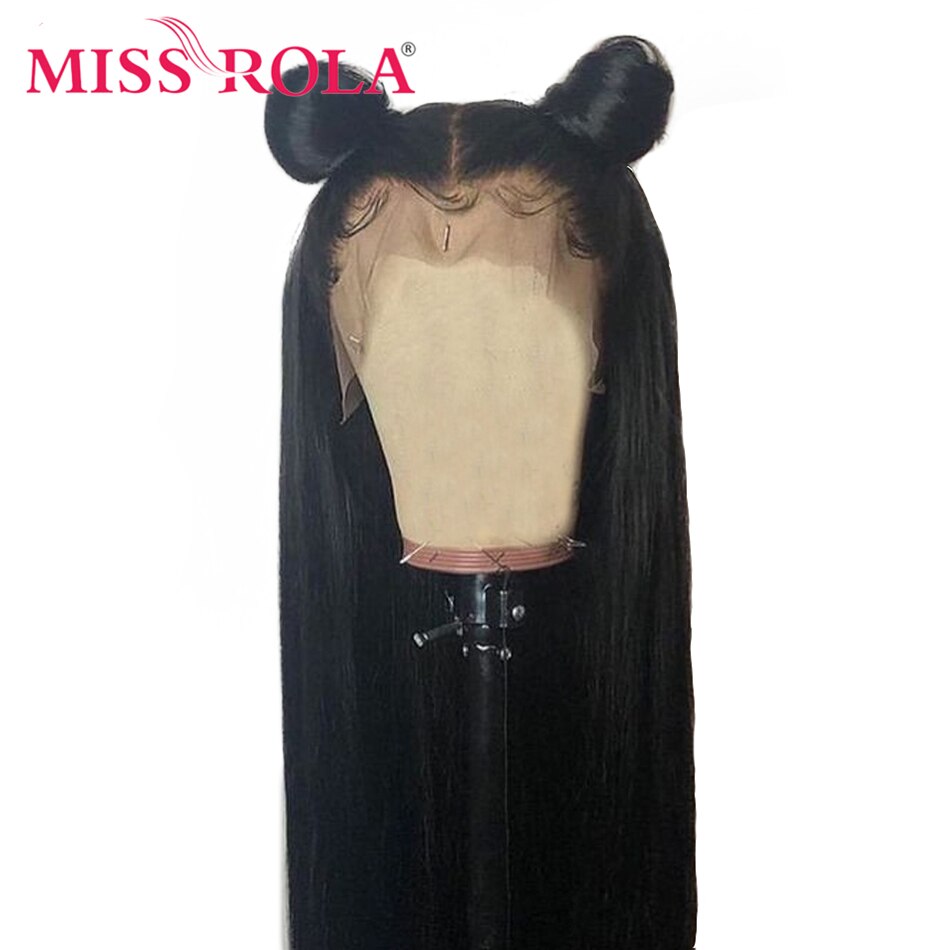 Miss Rola Brazilian Straight Hair Wig 360 Lace Frontal Wigs Human Hair Wigs Pre Plucked Wig Remy Frontal Wig Natural Color